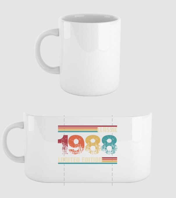 Classic 1988 minta fehér pólón