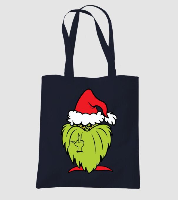 Fcking Grinchmas minta sötétkék pólón