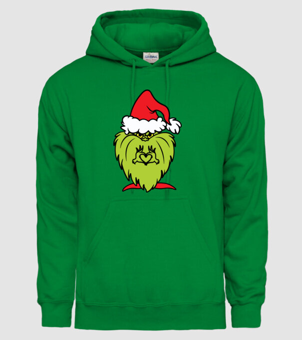 Grinchmas minta zöld pólón