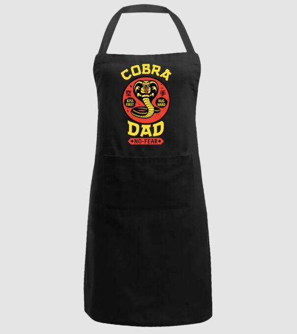 Cobra Dad minta fekete pólón