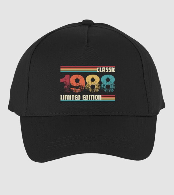 Classic 1988 minta fekete pólón