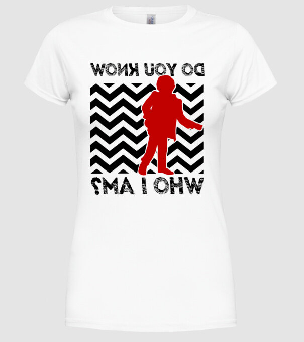 Twin Peaks - Do you know minta fehér pólón