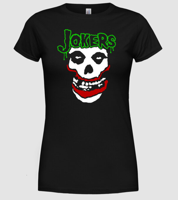 Joker minta fekete pólón