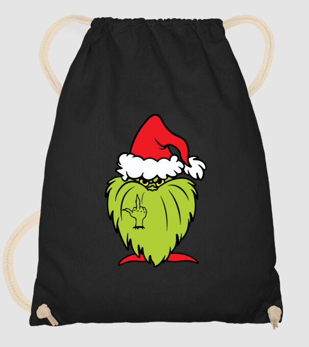 Fcking Grinchmas minta fekete pólón
