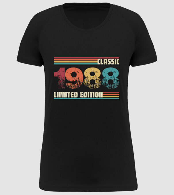 Classic 1988 minta fekete pólón