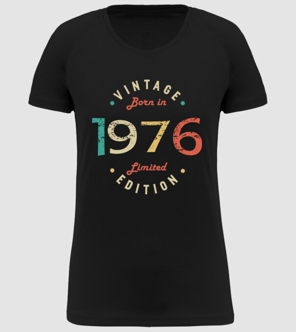 Born in 1976 minta fekete pólón