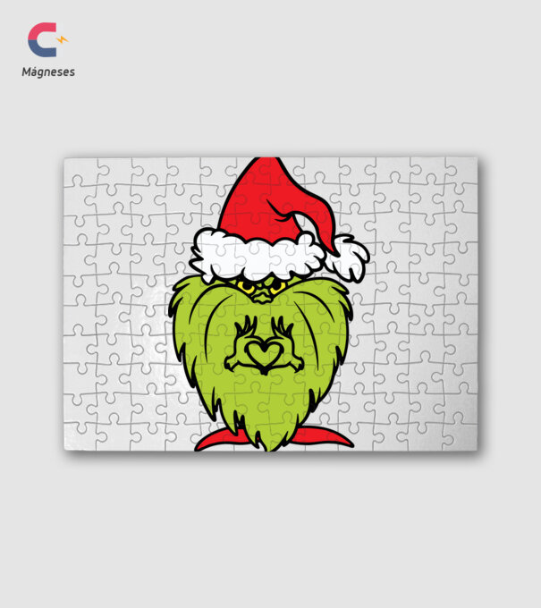 Grinchmas minta fehér pólón
