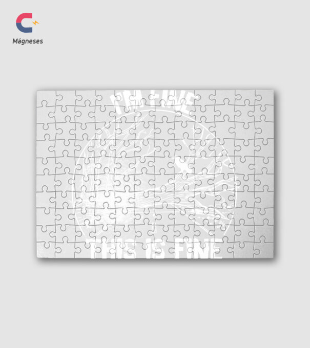 I'm Fine minta fehér pólón