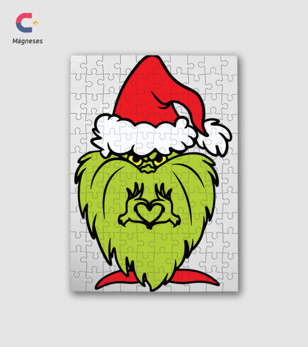 Grinchmas minta fehér pólón