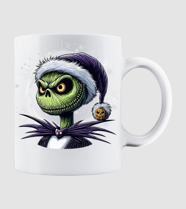 Nightmare Before Grinchmas minta fehér pólón