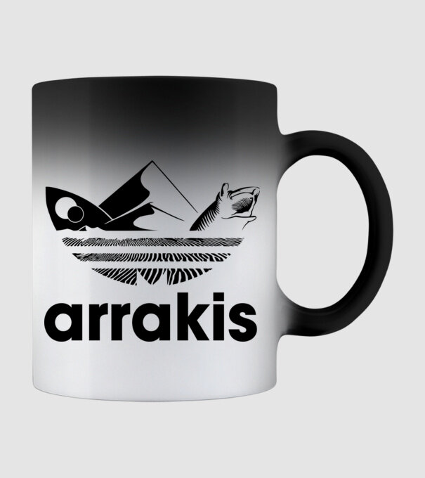 Arrakis minta fekete pólón