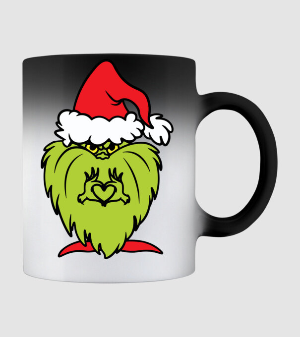 Grinchmas minta fekete pólón