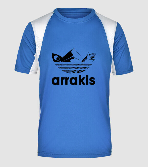 Arrakis minta királykék pólón