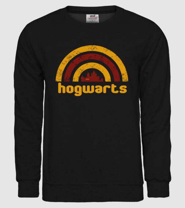 Hogwards minta fekete pólón