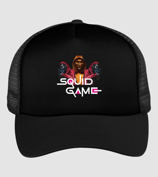 Squid game - Nyerd meg az életed minta fekete pólón
