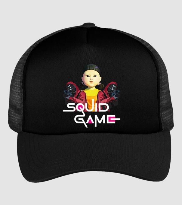 Squid game - Nyerd meg az életed minta fekete pólón