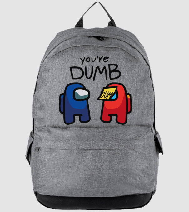 Among us You're dumb - hülye vagy minta szürke pólón