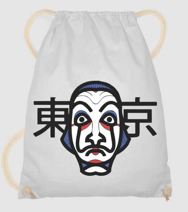 La casa de papel - Japan style minta fehér pólón