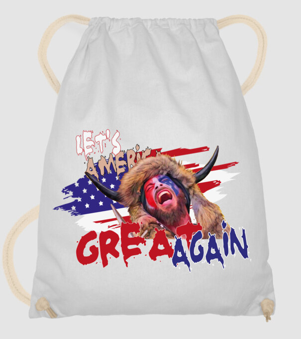 White house - Let's America great again minta fehér pólón