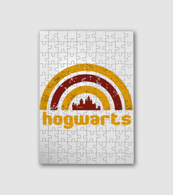 Hogwards minta fehér pólón