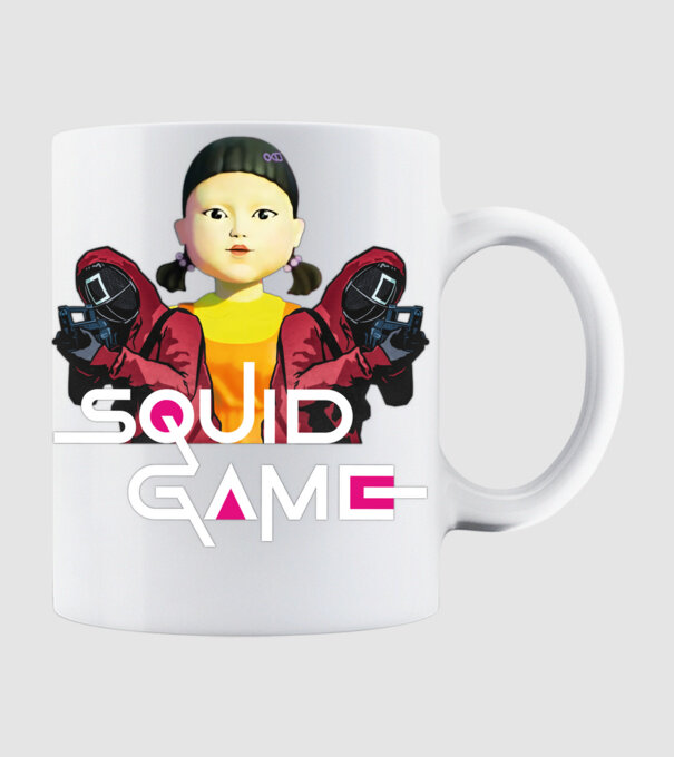 Squid game - Nyerd meg az életed minta fehér pólón