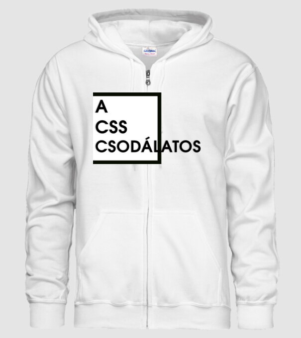 A CSS csodálatos minta fehér pólón