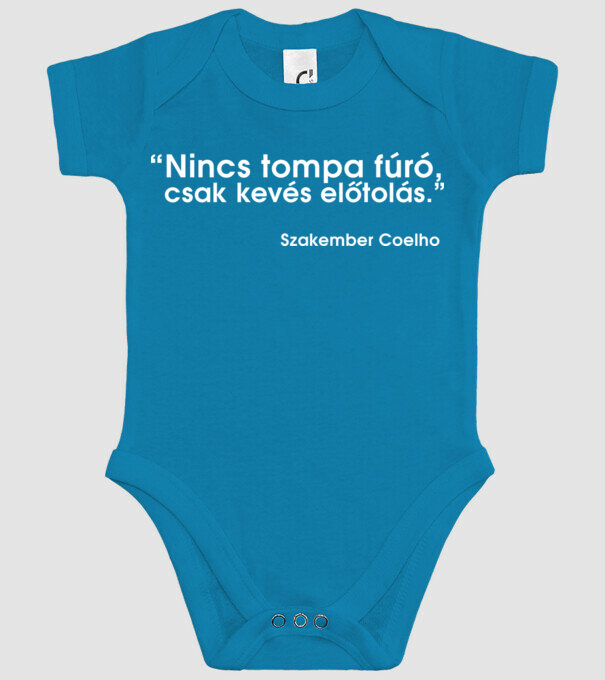 Nincs tompa fúró minta türkiz pólón