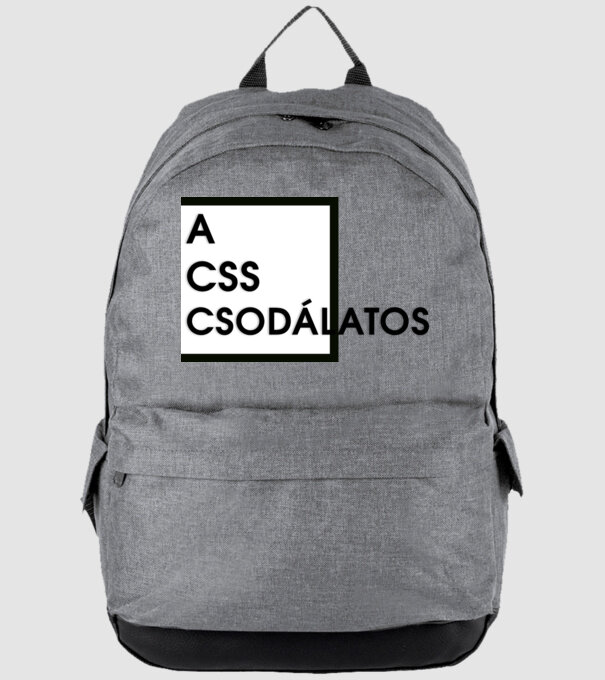 A CSS csodálatos minta szürke pólón