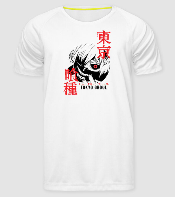 Tokyo Ghoul minta fehér pólón