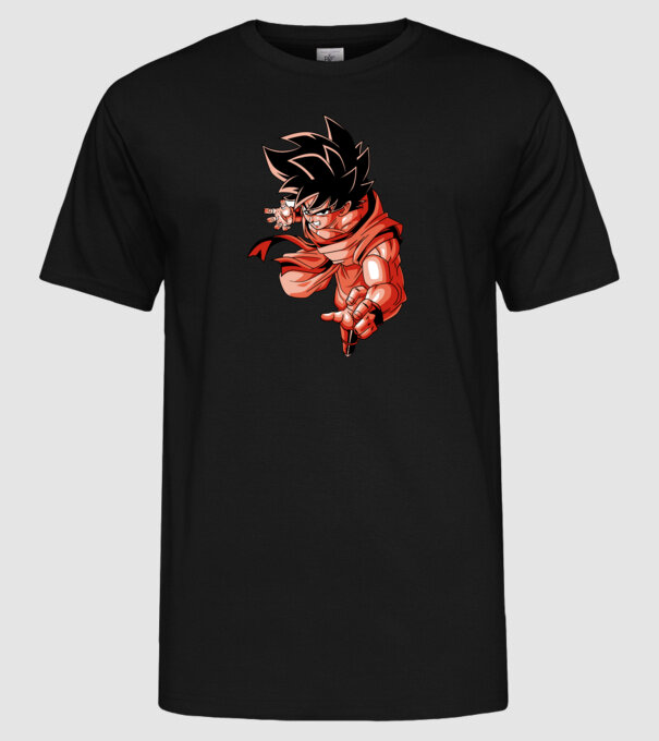 Son Goku minta fekete pólón