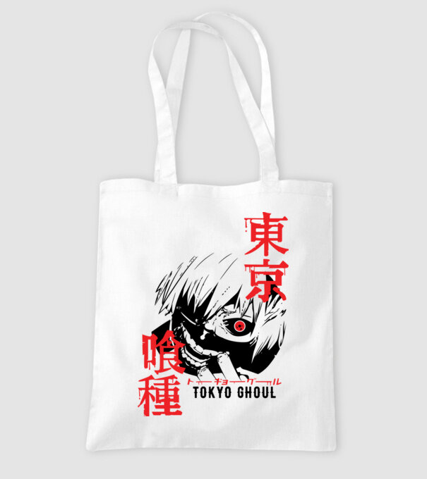 Tokyo Ghoul minta fehér pólón