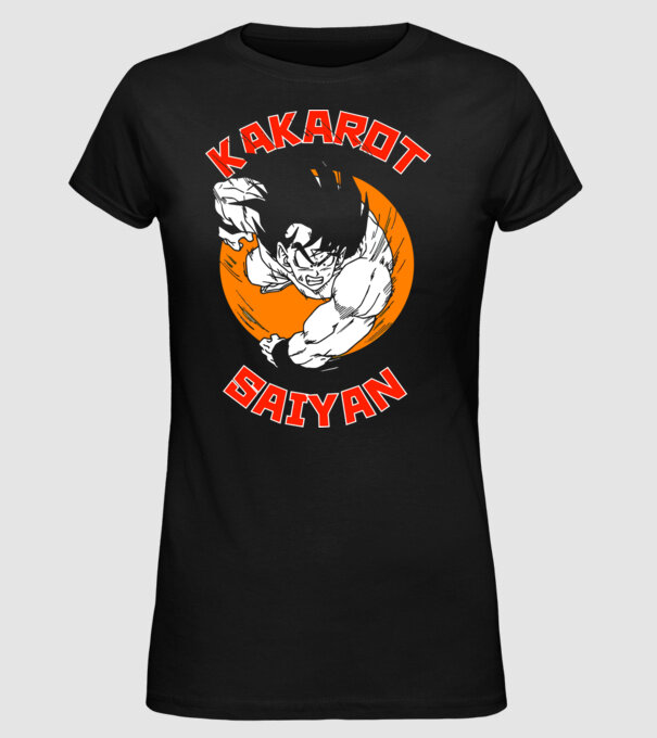 Kakarot Saiyan minta fekete pólón
