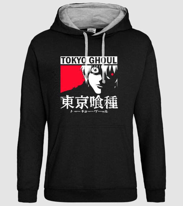 Tokyo Ghoul minta fekete pólón