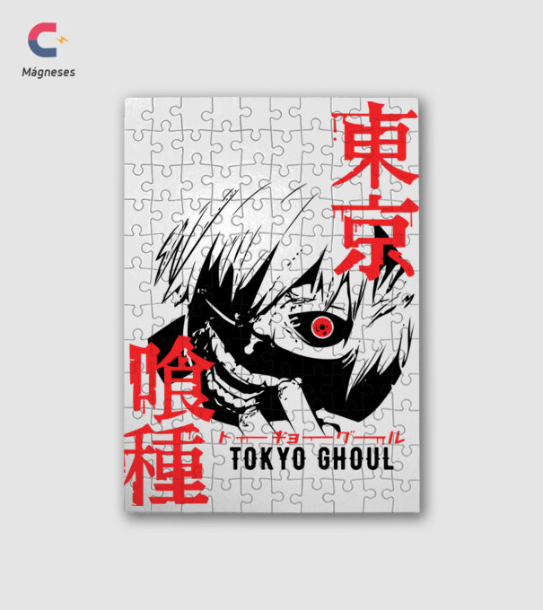 Tokyo Ghoul minta fehér pólón