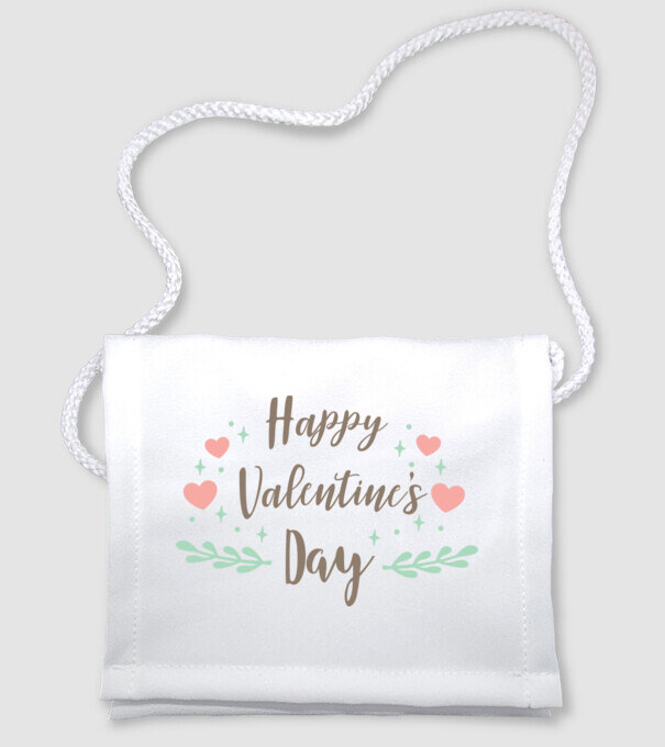 Boldog Valentin-napot - Happy Valentines Day! minta fehér pólón