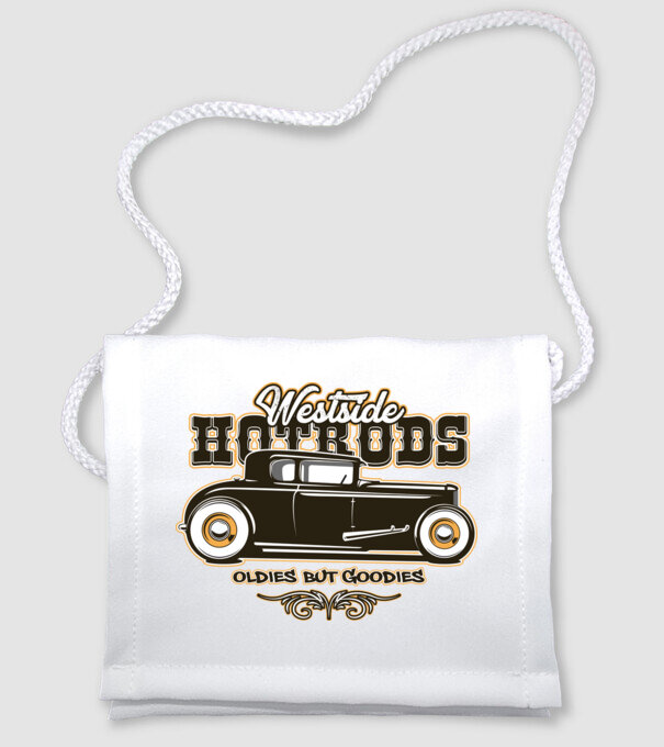 Westside Hot Rods - Oldies But Goodies minta fehér pólón