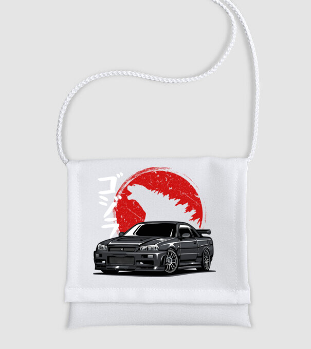 Nissan Skyline minta fehér pólón