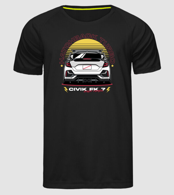 Honda Civic minta fekete pólón