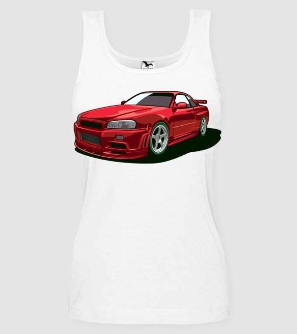 Nissan Skyline GTR minta fehér pólón