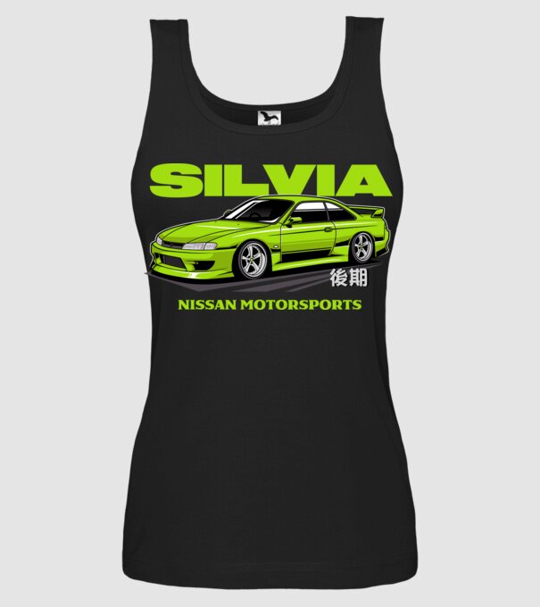Nissan Silvia S14 minta fekete pólón