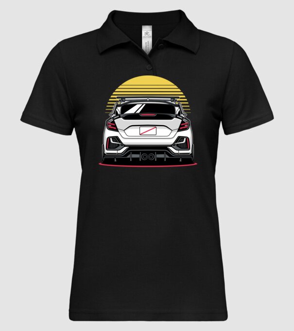 Honda Civic minta fekete pólón