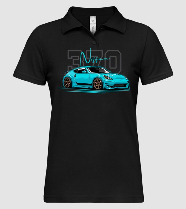 Nissan 370Z minta fekete pólón