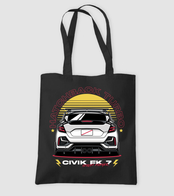 Honda Civic minta fekete pólón