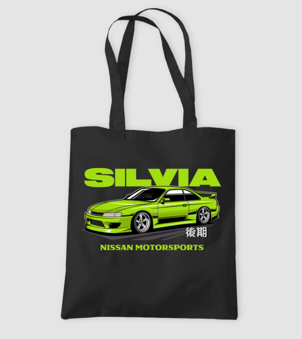 Nissan Silvia S14 minta fekete pólón