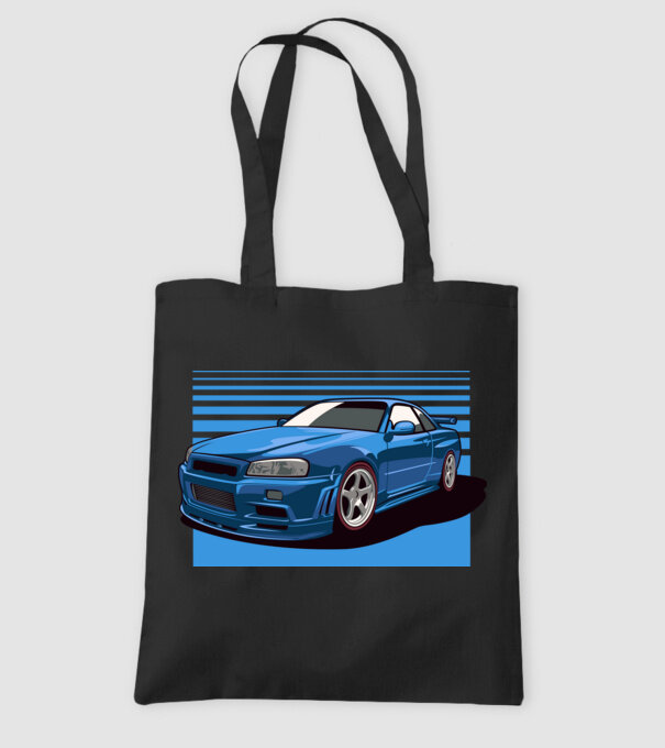 Nissan Skyline GTR minta fekete pólón