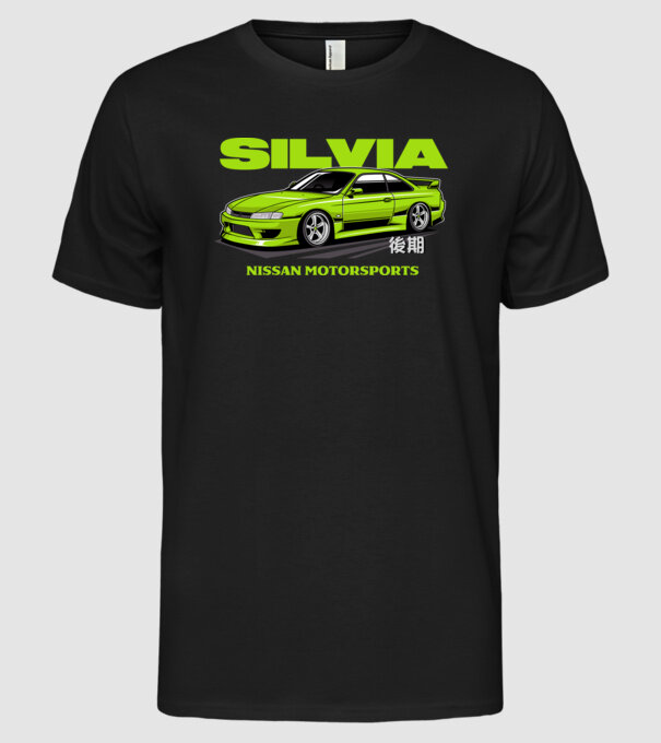 Nissan Silvia S14 minta fekete pólón