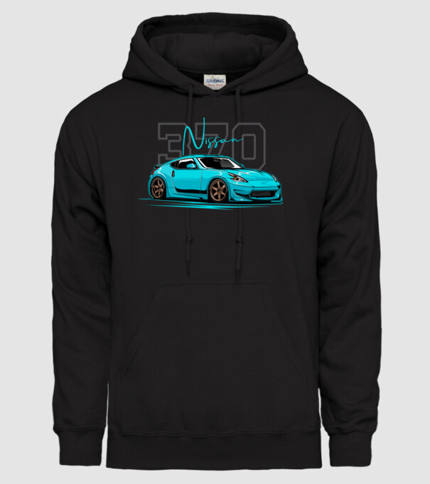 Nissan 370Z minta fekete pólón