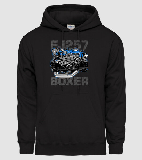 Subaru EJ257 Boxer Engine (motor) minta fekete pólón