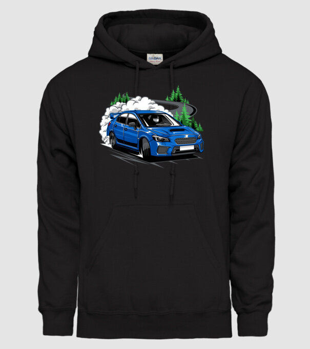 Subaru Impreza WRX STi minta fekete pólón