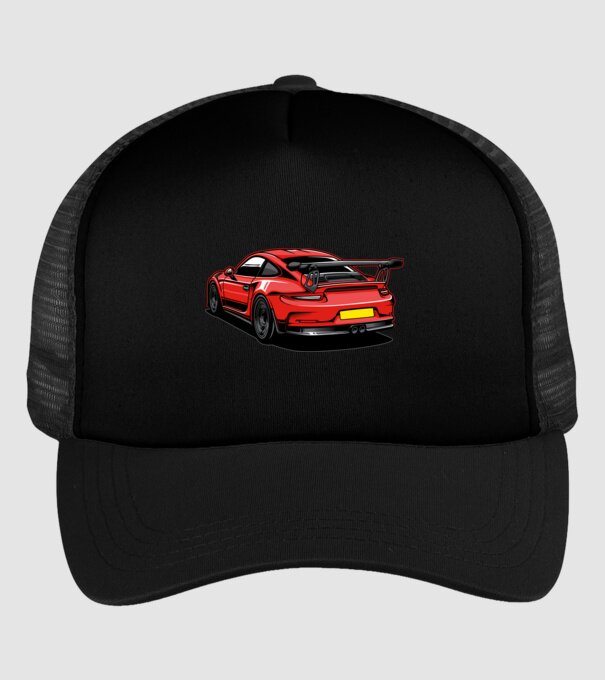 Porsche 911 GT3 minta fekete pólón